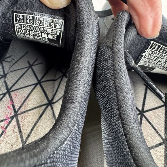 Skechers Skech-Air Element Athletic Sporty Training Sneaker Black White 7.5 - Picture 11 of 12